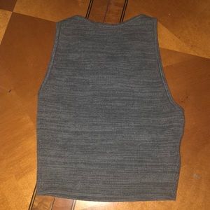 Knit crop top